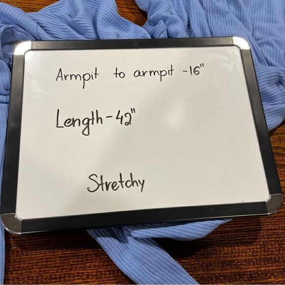 LuLaRoe pale blue Long sleeve cardigan / duster with pockets - Picture 8 of 12